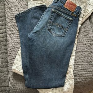 Lucky brand  sweet n low jeans. Medium denim color. Like new condition.